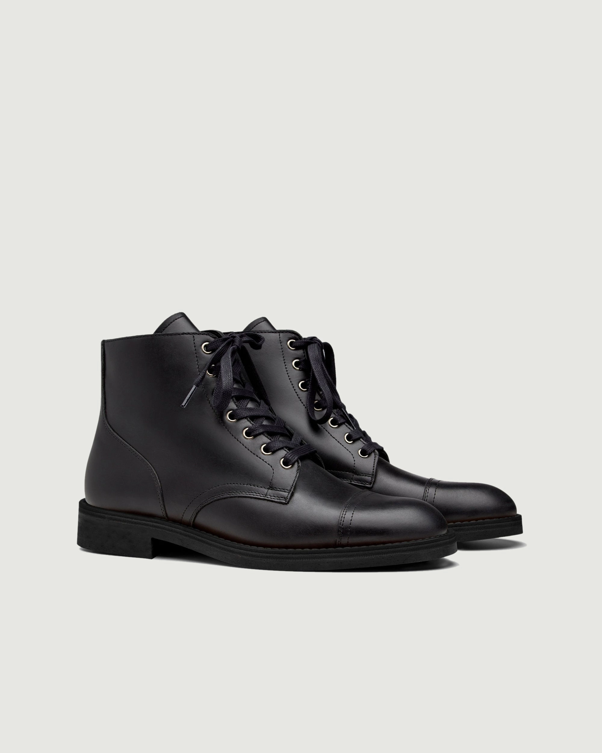 SB 1 | Black Ankle Cowboy Boots