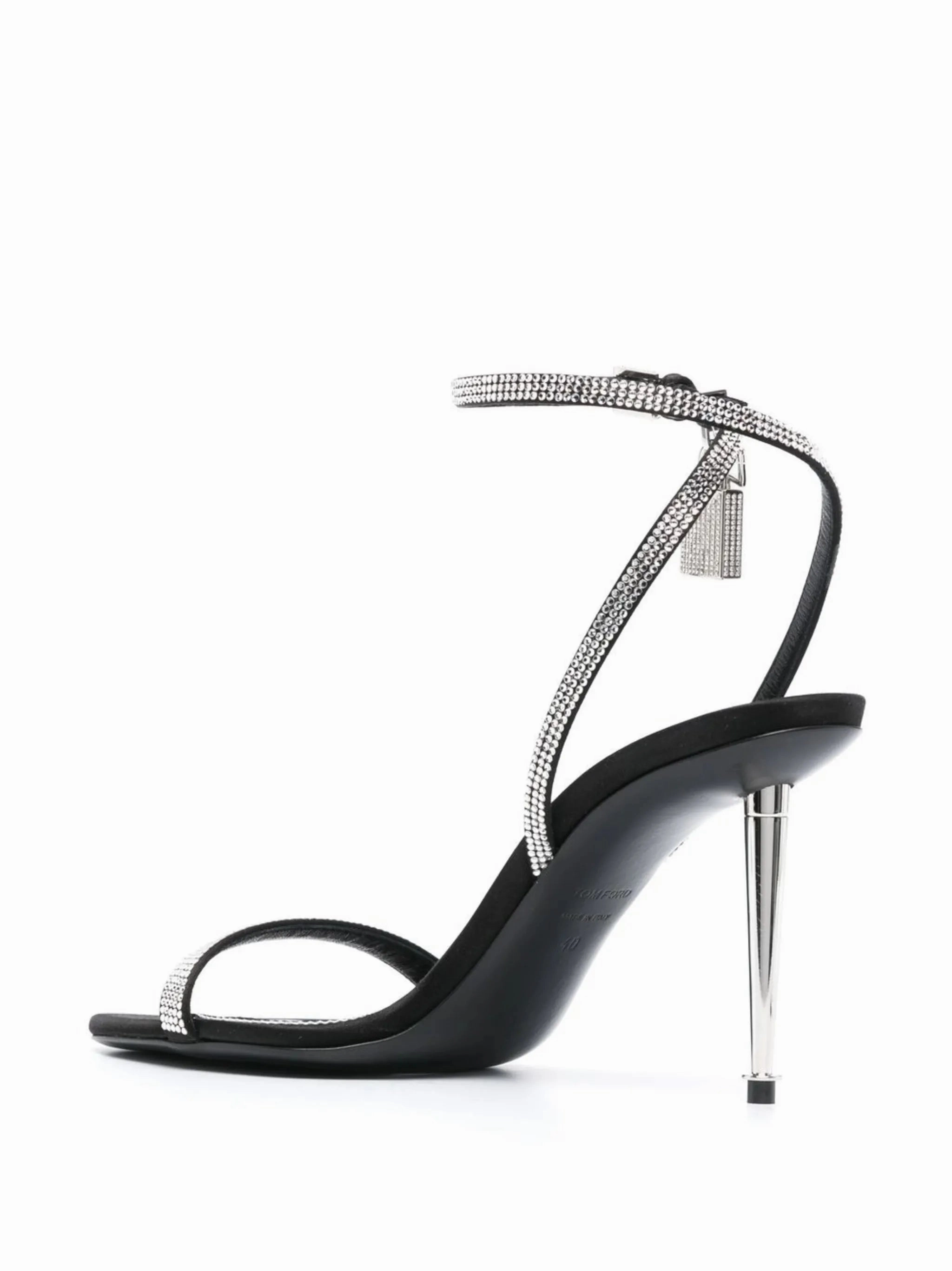 105mm crystal-embellished sandals Fantasy Sandals