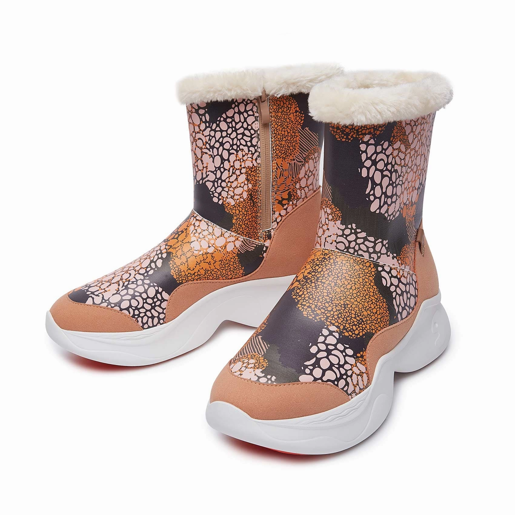 Leather And Boots Spread-Brown Palma III Women