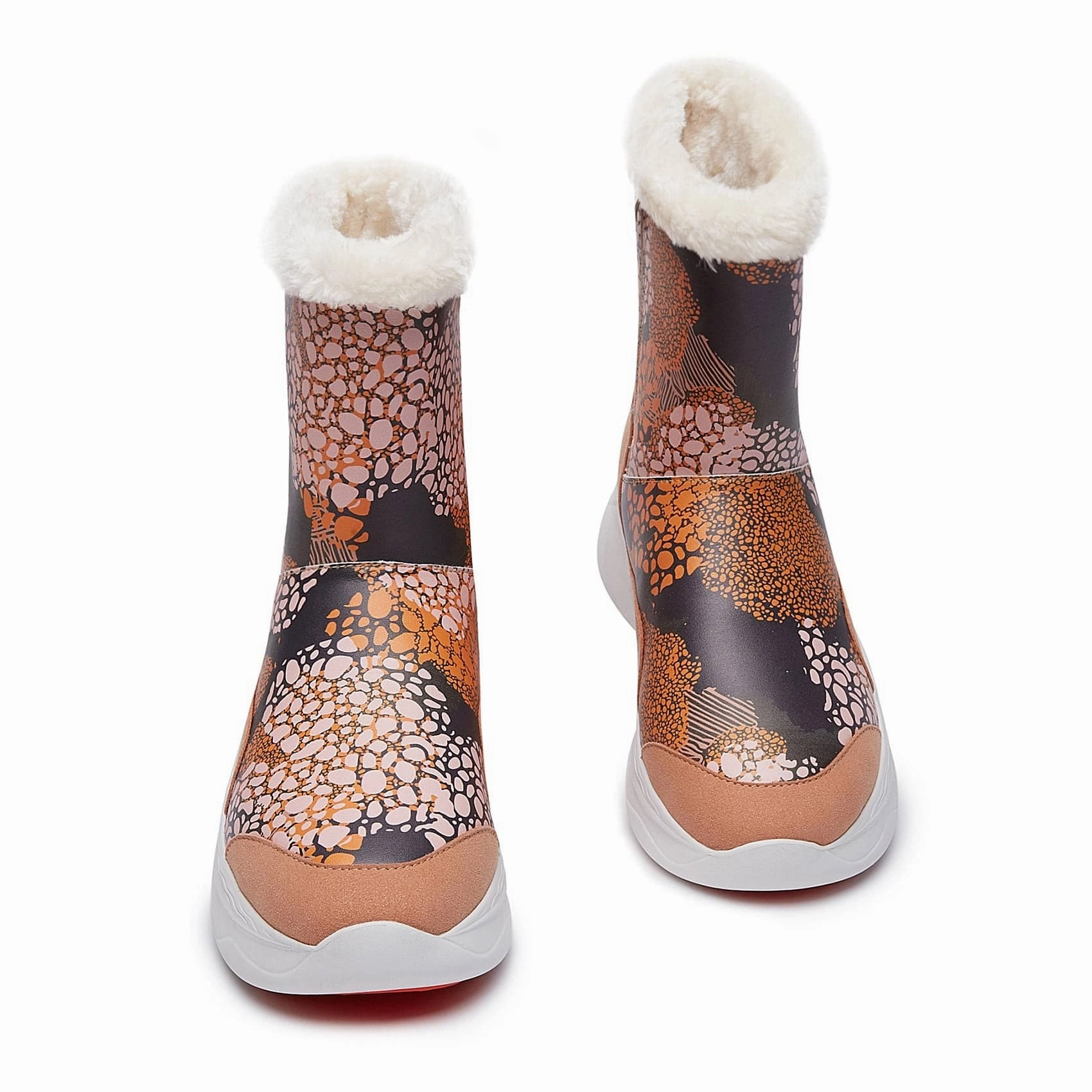 Spread-Brown Palma III Women Mid Calf Heeled Boots