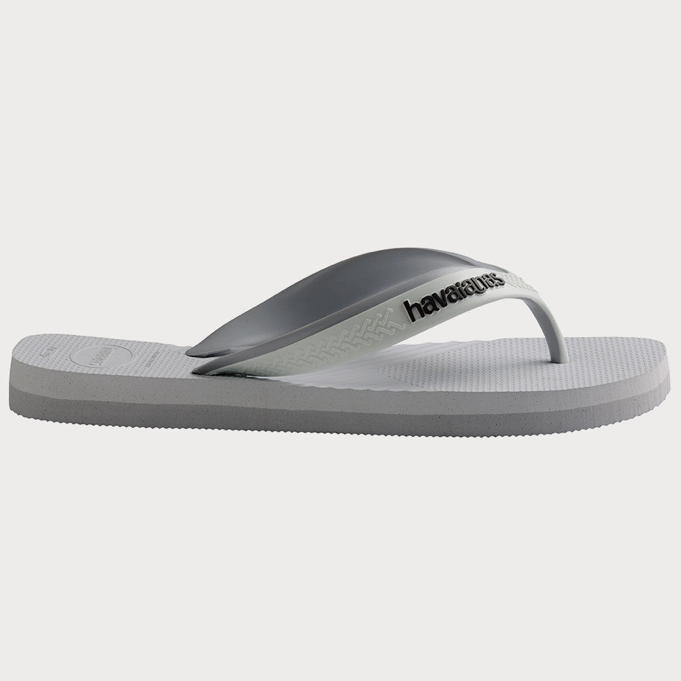 Laines London Slippers HAVAIANAS DUAL FC - WHITE.ICE GREY