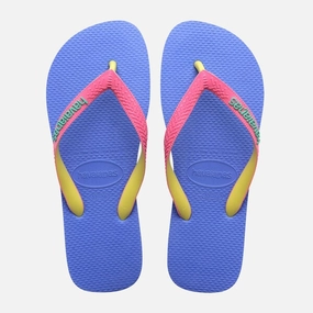 HAVAIANAS TOP MIX - PROVENCE BLUE Shearling Scuff Slippers