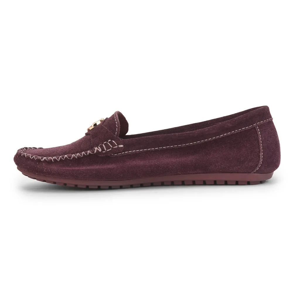 Beckett Simonon Loafers Reddit Healers Casual Maroon Loafers For Women GI-SML-52 By Liberty