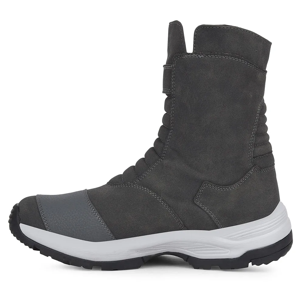 Hiking Shoes For Supination Healers Dark Grey Sports Trekking & Hiking Boot For Men PENGONGG-E By Liberty