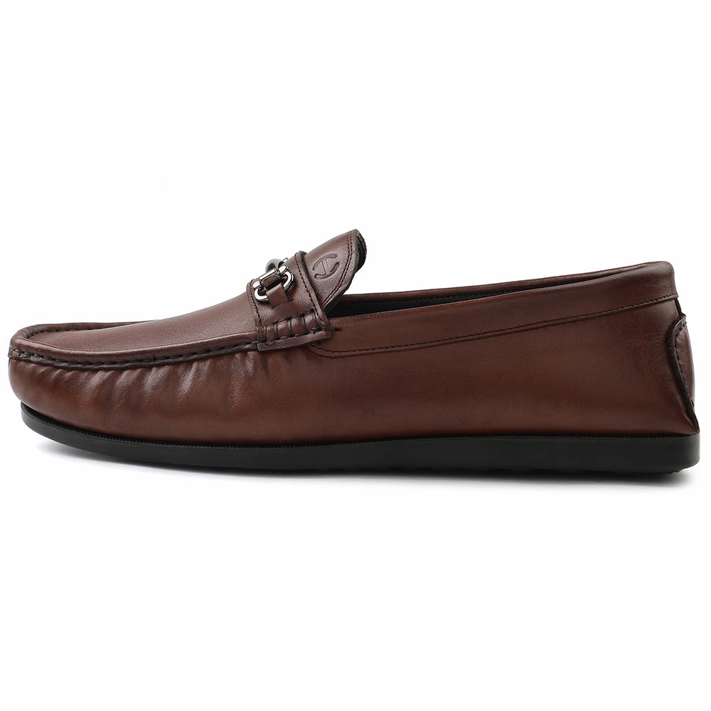 Suede Espadrille Loafers Buy Healers Brown Casual Loafers For Men S201-01 By Liberty