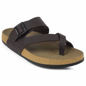 Asian House Slippers Healers Brown Casual Slipper For Mens AOL-6 By Liberty