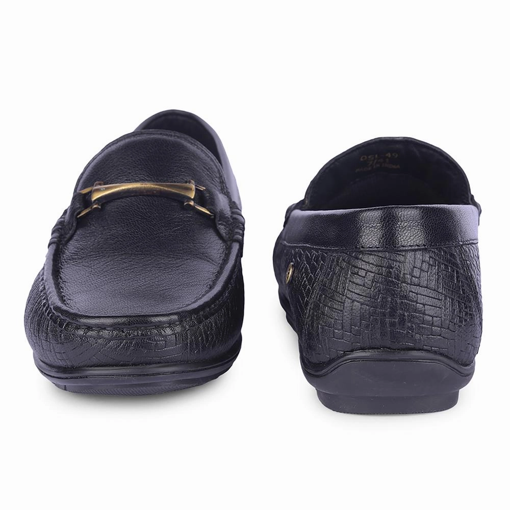 Healers By Liberty Mens OSL-49 Black Formal Loafers Designer Loafers