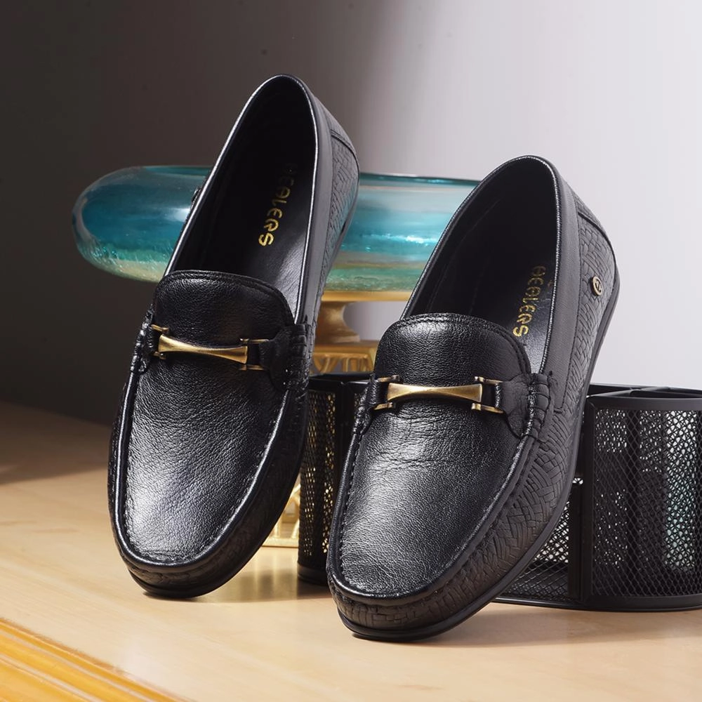 Healers By Liberty Mens OSL-49 Black Formal Loafers Ladies Loafers Shoes