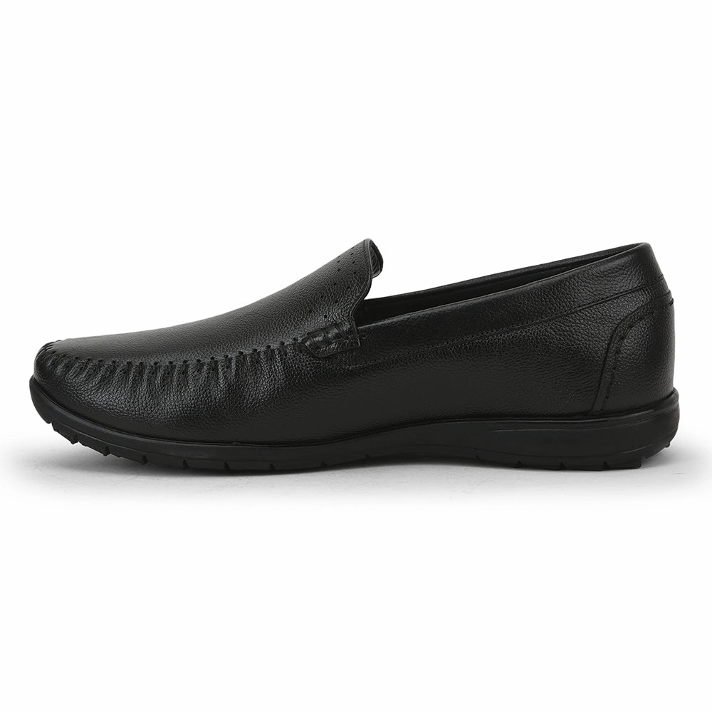 Healers Casual Non lacing Loafers Shoes For Men (Black) JPL-271 By Liberty Todds Loafers