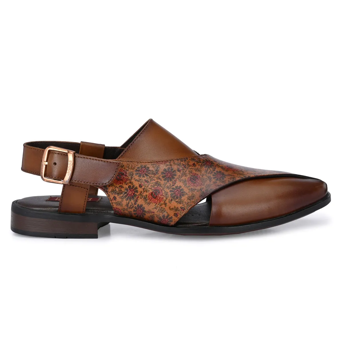 Designer Sandals Sale Herfa Hand Painted Leather Peshawari Sandals