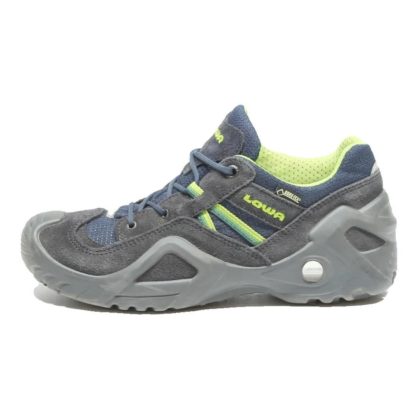 Best Amphibious Hiking Shoes LOWA Men Synthetic Grey & Navy Hiking Trainers UK 5.5 Comfort Outdoor