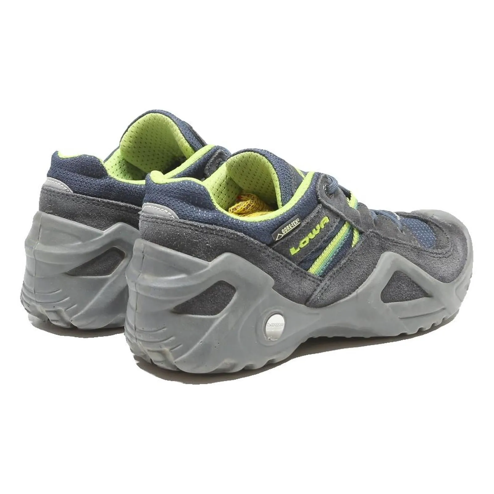 Sawtooth Low Hiking Shoes LOWA Men Synthetic Grey & Navy Hiking Trainers UK 5.5 Comfort Outdoor
