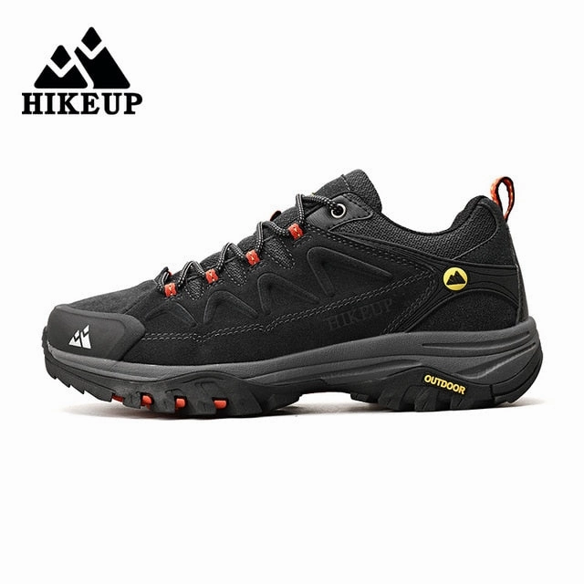 Hiking Shoes Kelowna HIKEUP Summer Leather Men Hiking Shoes Tourist Trekking Sneakers Mountain Climbing Sneakers Trail Jogging Outdoor Shoes For Men