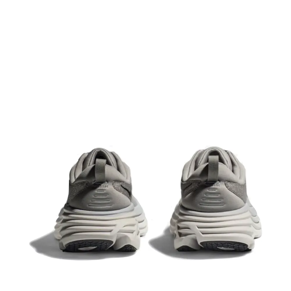 Shoes Running Review Hoka Men's Bondi 8 Sneaker in Sharkskin/Harbor Mist