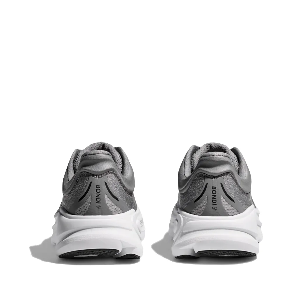 Shoes St Petersburg Fl Hoka Men's Bondi 9 Sneaker in Galactic Grey/Stellar Grey