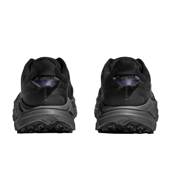 HOKA Men's Challenger 8 Wide Black Floral Lace Up Hiking Shoes