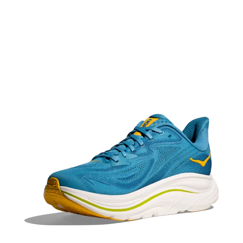 Hoka Men's Clifton 10 Sneaker in Alpine Blue/Foggy Night Tenis Shoes