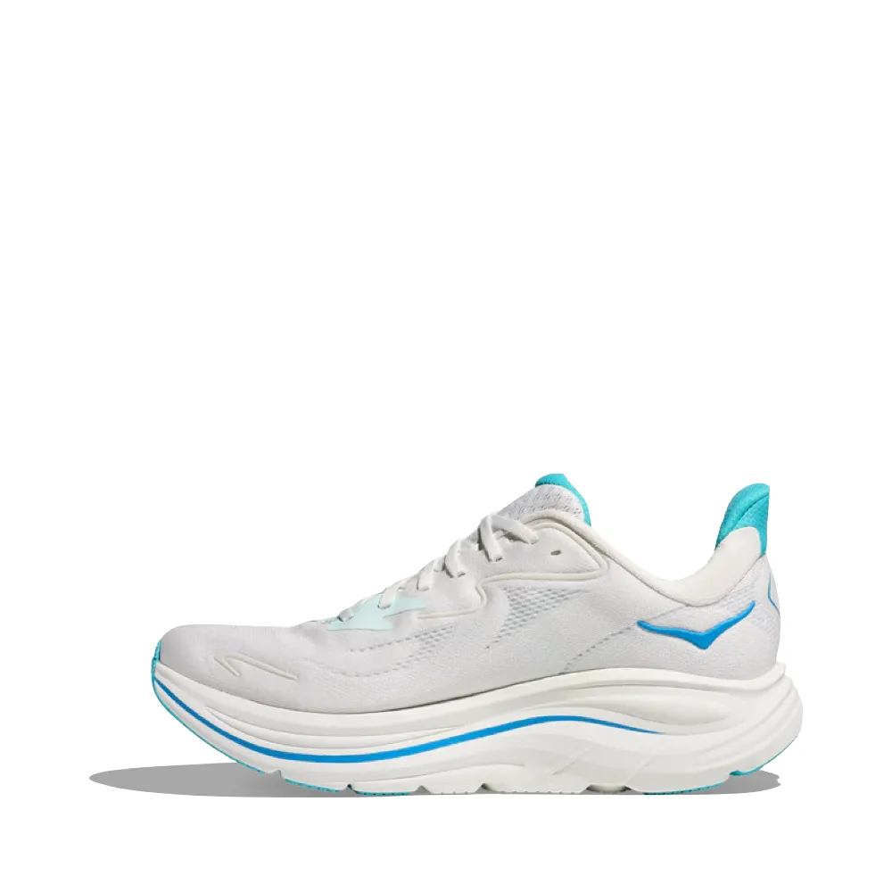 Shoes St Augustine Hoka Men's Clifton 10 Sneaker in White/Skyward Blue