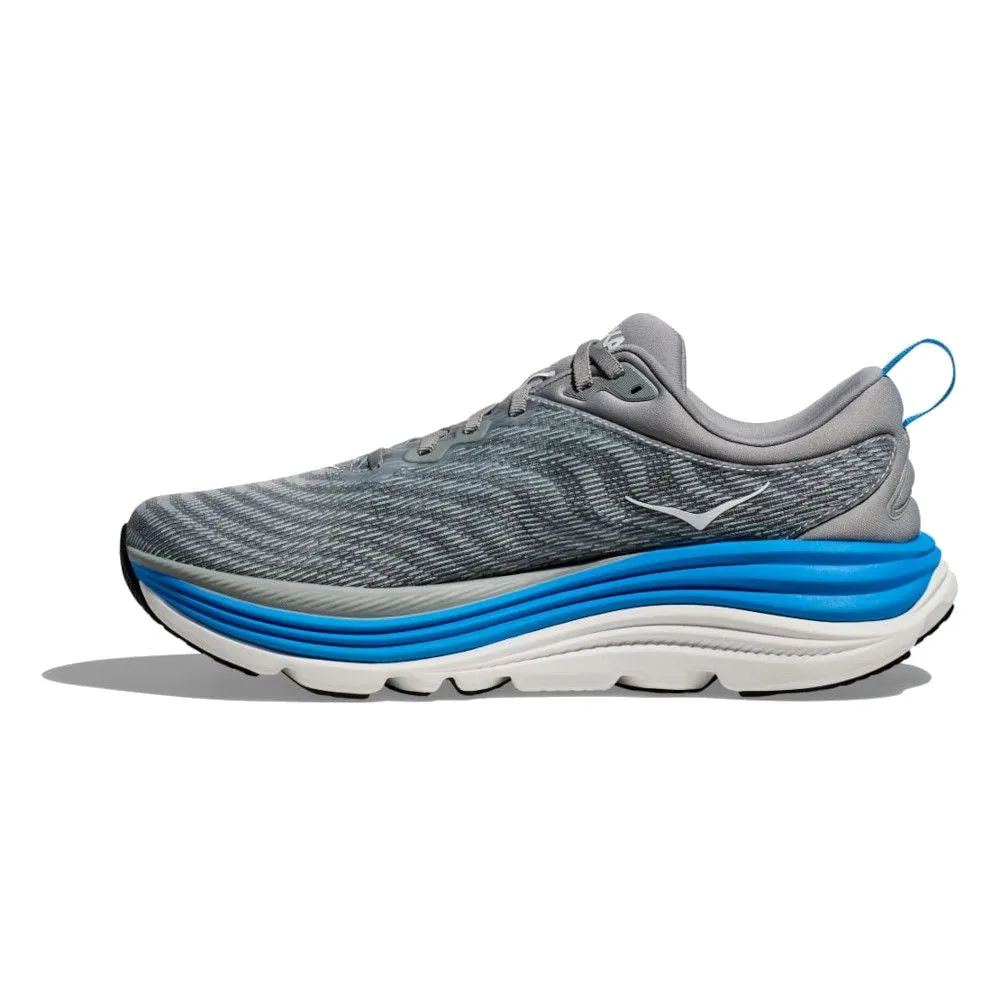Shoes Jonesboro Ar HOKA Men's Gaviota 5 Everyday Running Sneaker - Limestone/Diva Blue