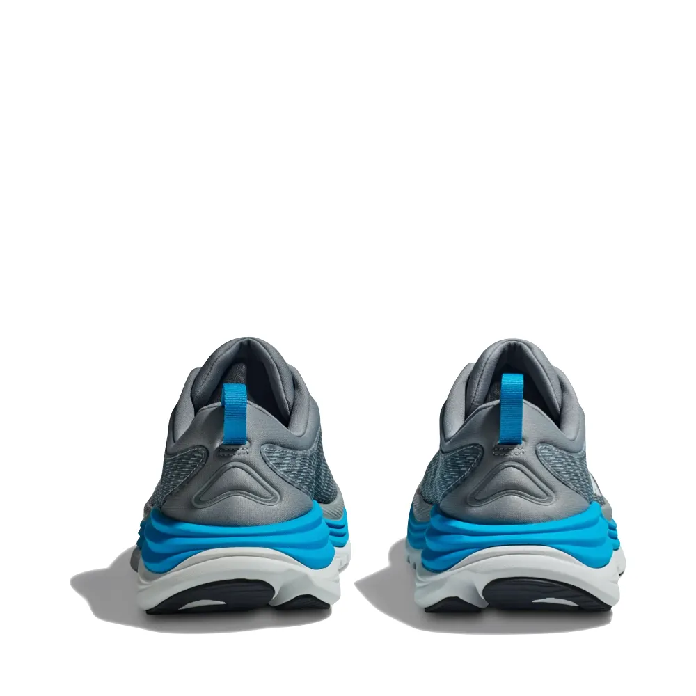 Hoka Men's Gaviota 5 Sneaker in Limestone/Diva Blue Dolphin Mall