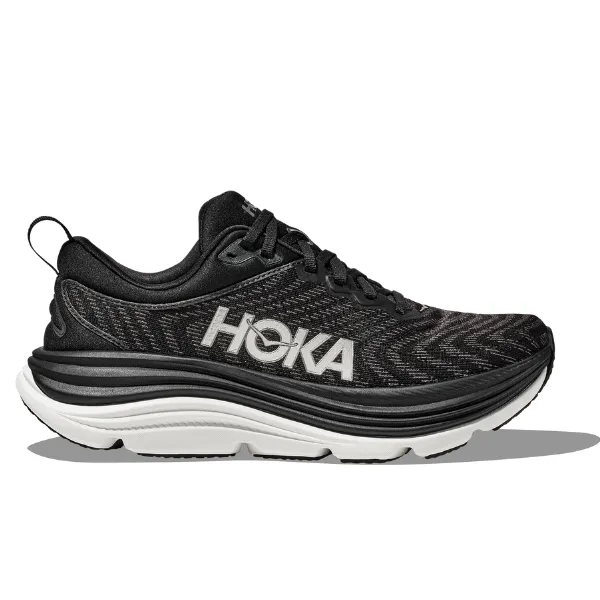 HOKA Men's Gaviota 5 Wide Black/White Neutral Runners