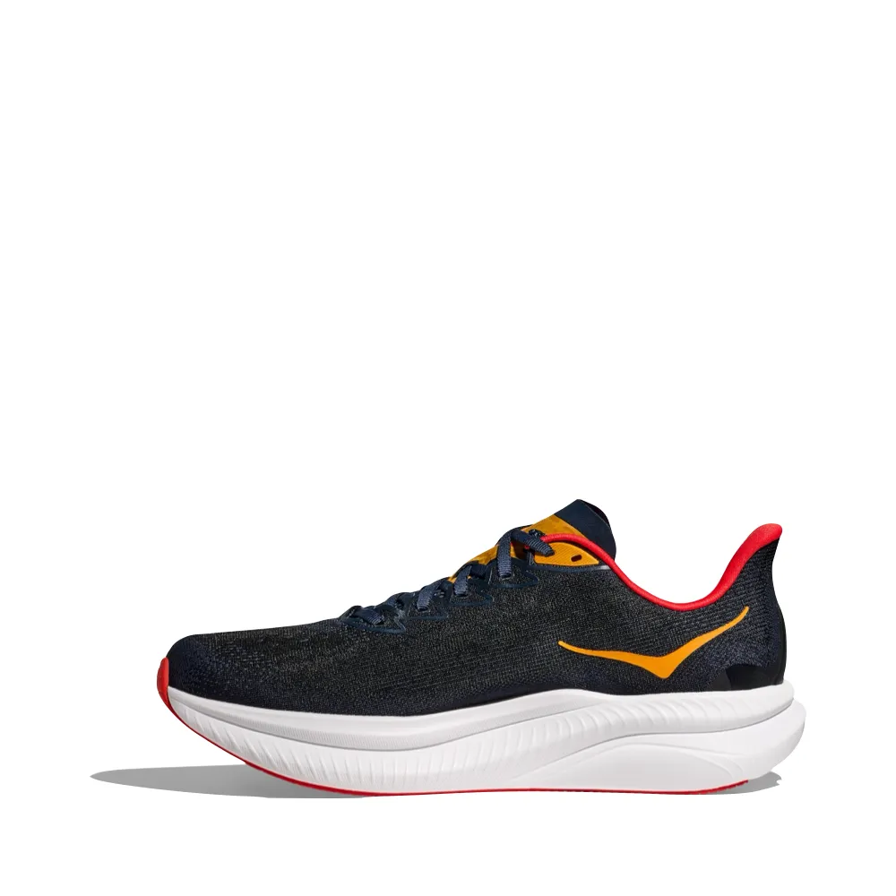 Hoka Men's Mach 6 Sneaker in Varsity Navy/Nautical Dusk Shoes For Medical Workers