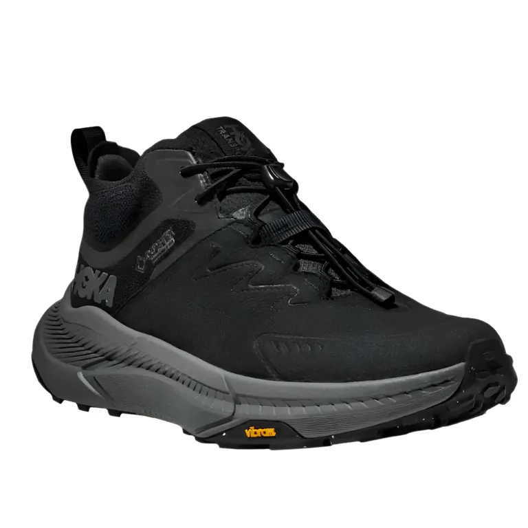 HOKA Men's Transport Chukka GORE-TEX Waterproof - Black/Black Original Shoes