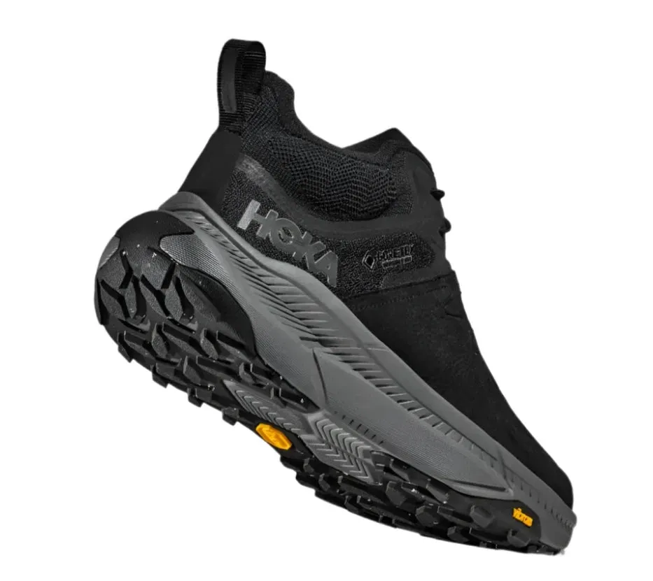 HOKA Men's Transport Chukka GORE-TEX Waterproof - Black/Black Shoes Orthopedic