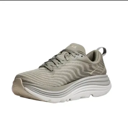 Green HOKA ONE Men's Gaviota 5 Everyday Running Sneaker - Barley/Oat Milk