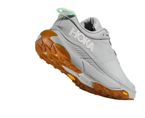 HOKA Women's Transport Sneaker - Harbor Mist/Lime Glow Clifton 9