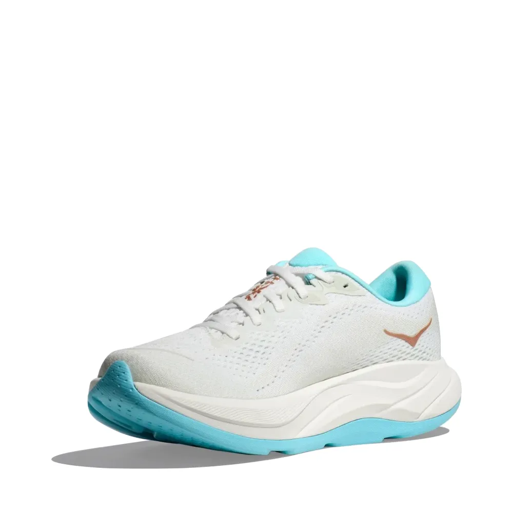 Hoka Women's Rincon 4 Sneaker in Frost/Rose Gold Shoes True To Size