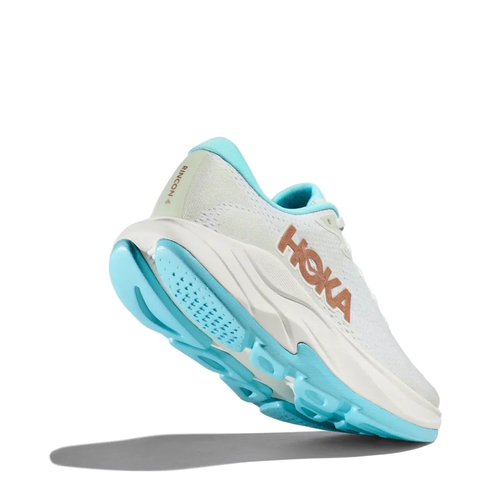 Hoka Women's Rincon 4 Sneaker in Frost/Rose Gold Complaints