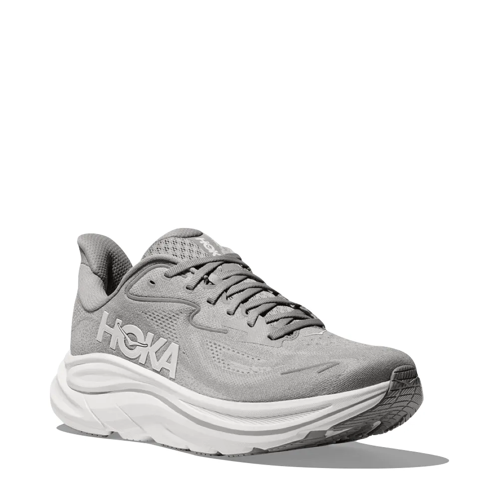 Hoka Men's Clifton 10 Sneaker in Stellar Grey/Stardust Shoes Facebook