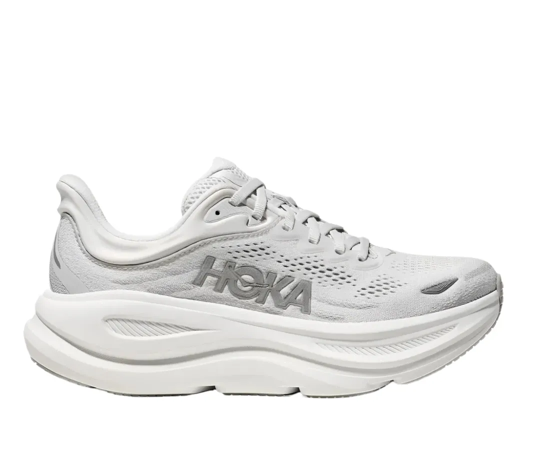 HOKA Women's Bondi 9 Everyday Running Shoe - Stardust/Sliver Buy Shoes Online