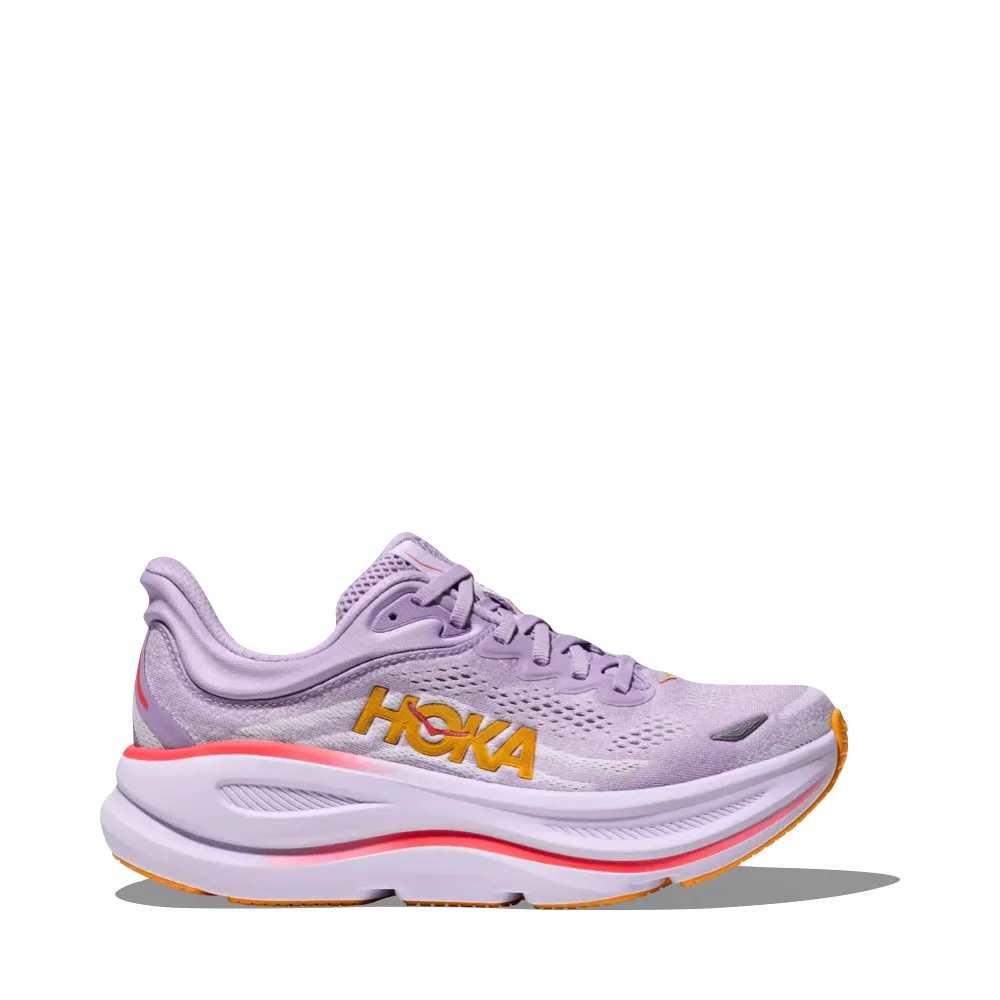 Best Shoes For Gym Workouts Hoka Women's Bondi 9 Sneaker in Aster Flower/Starlight Glow