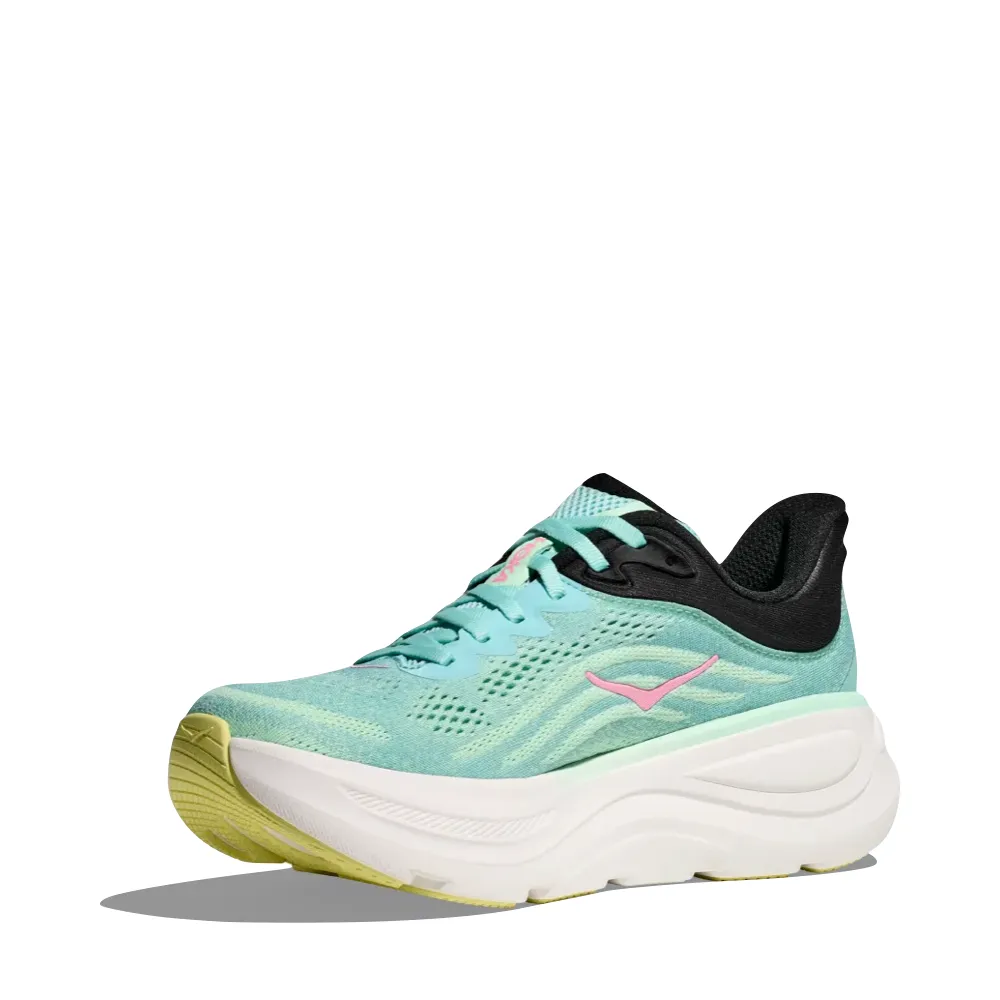 Shoes Walmart Hoka Women's Bondi 9 Sneaker in Blue Spark/Mint Fluorite