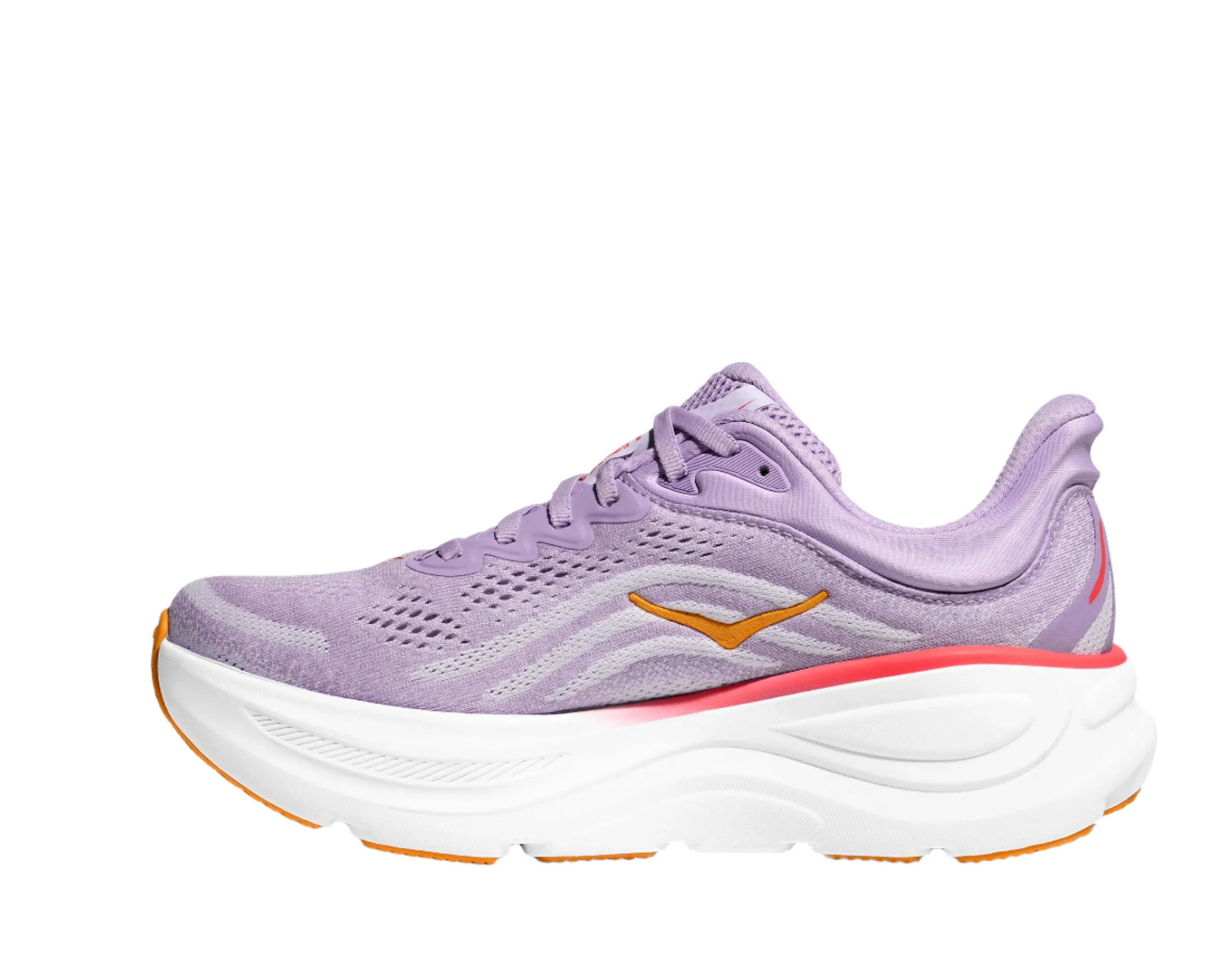 HOKA Women's Bondi 9 Ultra Cushioned Running Shoe - Aster Flower/Starlight Glow For Morton's Neuroma