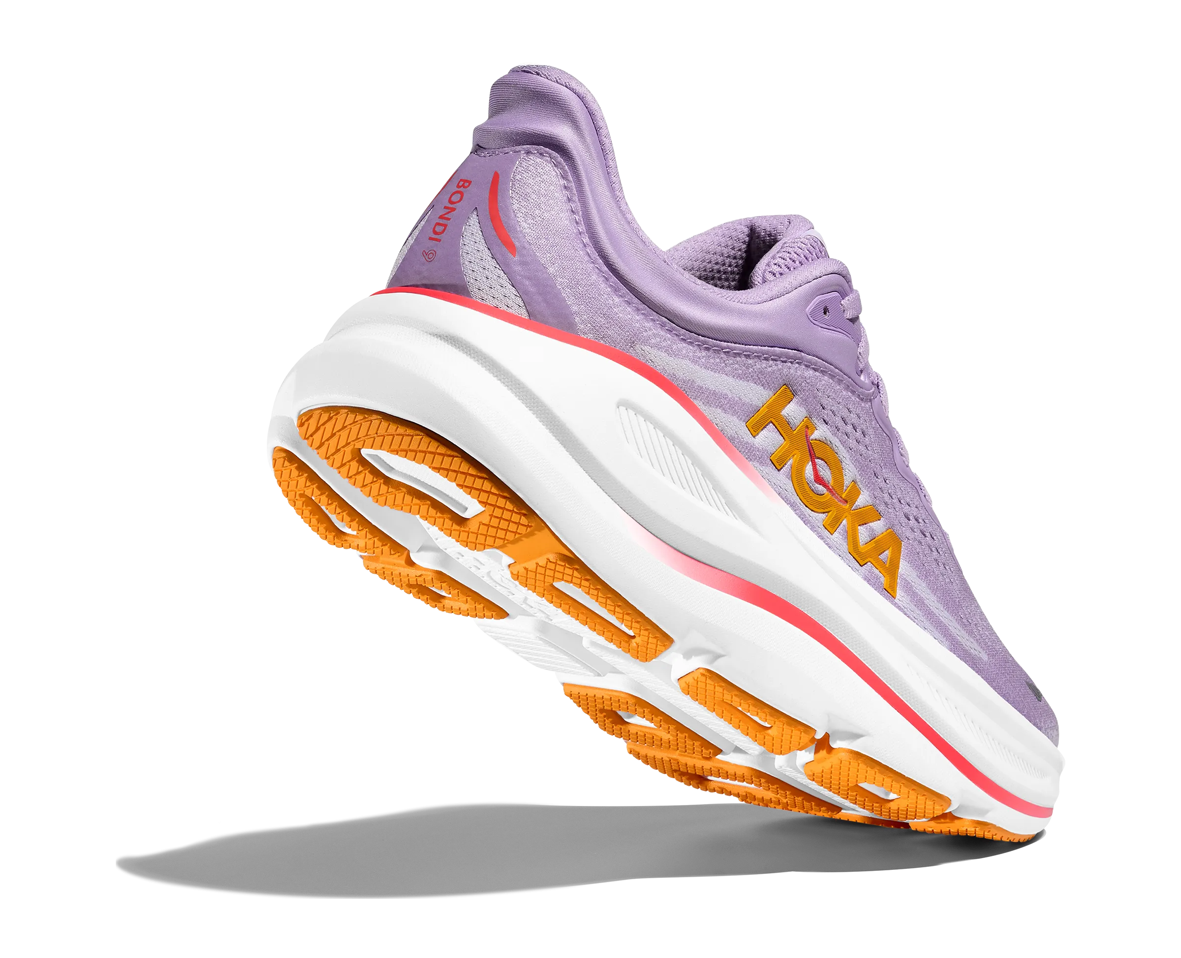 Shoes Prices HOKA Women's Bondi 9 Ultra Cushioned Running Shoe - Aster Flower/Starlight Glow