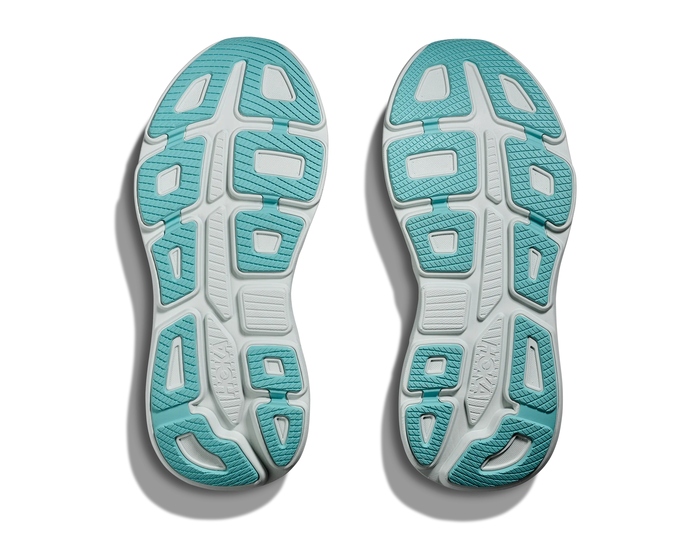 HOKA Women's Bondi 9 Ultra Cushioned Running Shoe - Frost/Cielo Blue Shoes For Deals