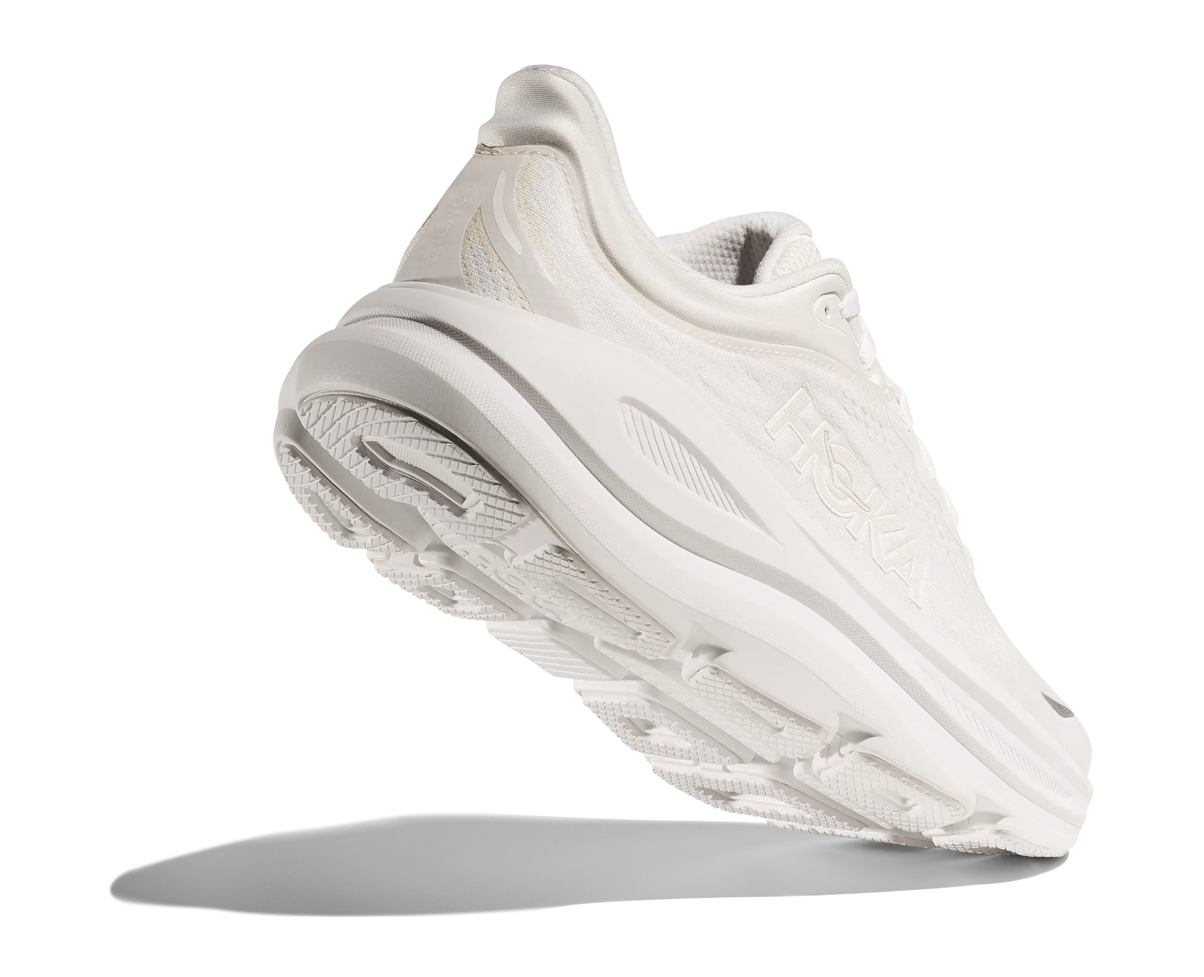 Durability HOKA Women's Bondi 9 Ultra Cushioned Running Shoe - White/White