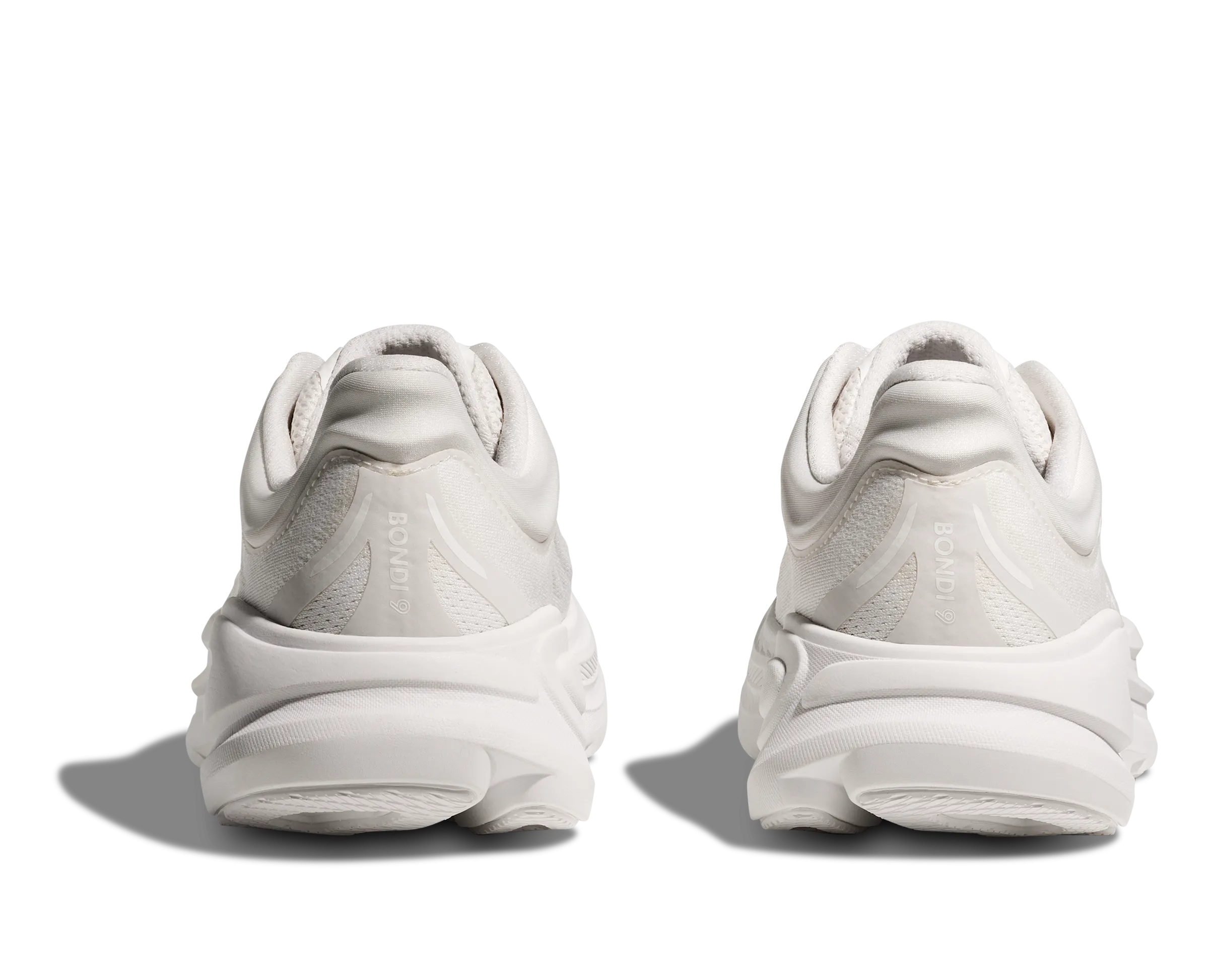 Md HOKA Women's Bondi 9 Ultra Cushioned Running Shoe - White/White