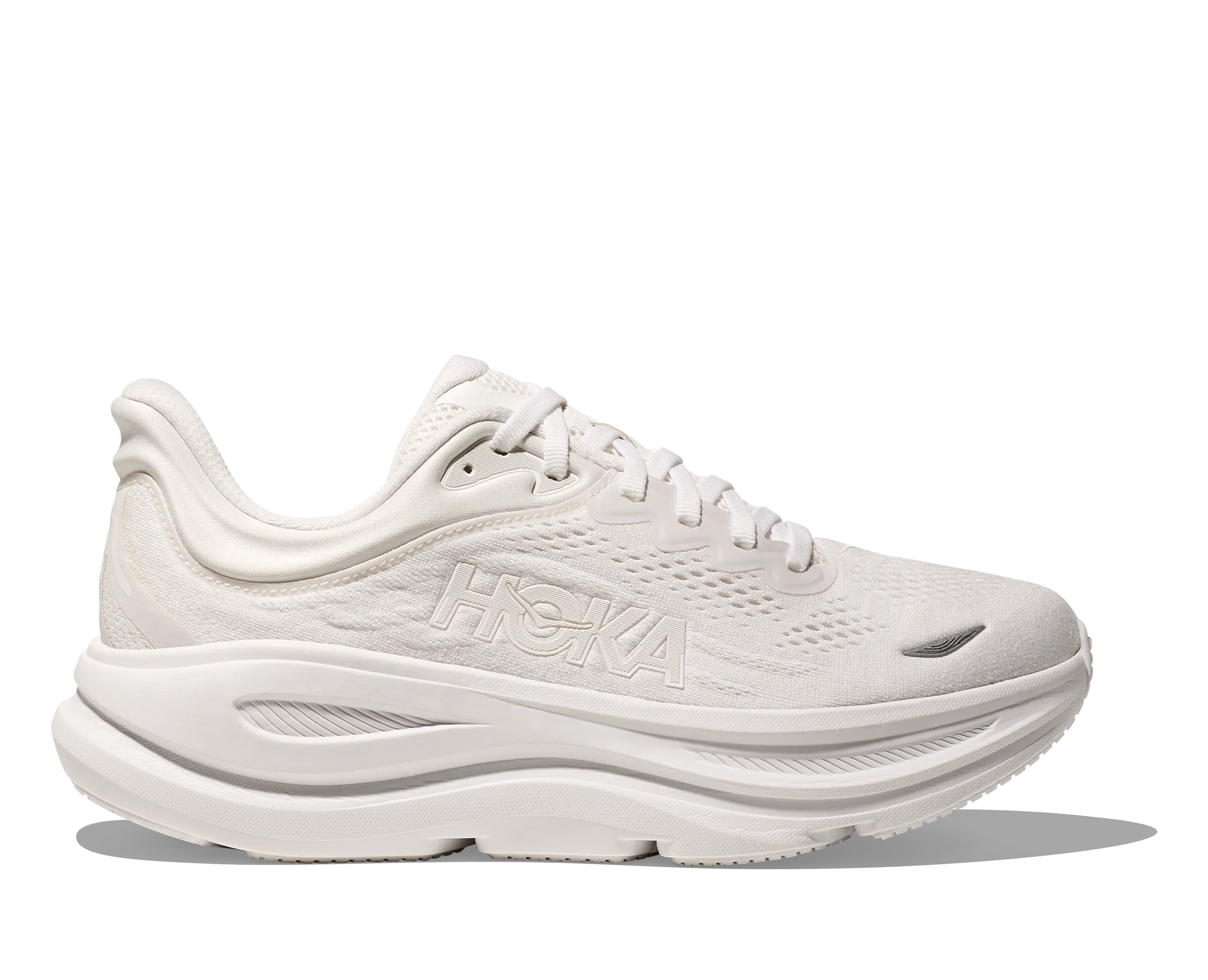Clifton 8 Shoes HOKA Women's Bondi 9 Ultra Cushioned Running Shoe - White/White