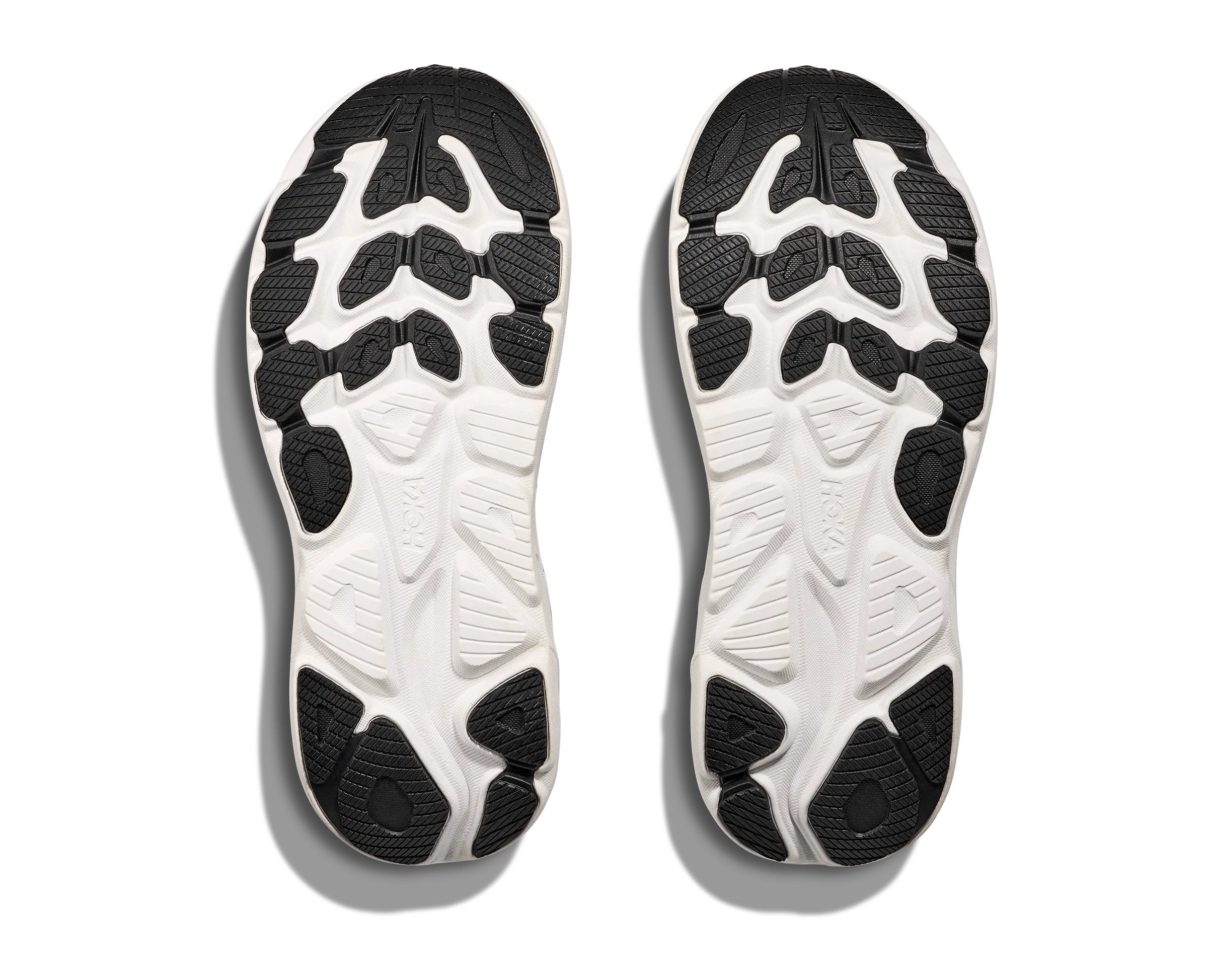 HOKA Women's Clifton 10 Cushioned Running Shoe - Black/White Shoes Outfit