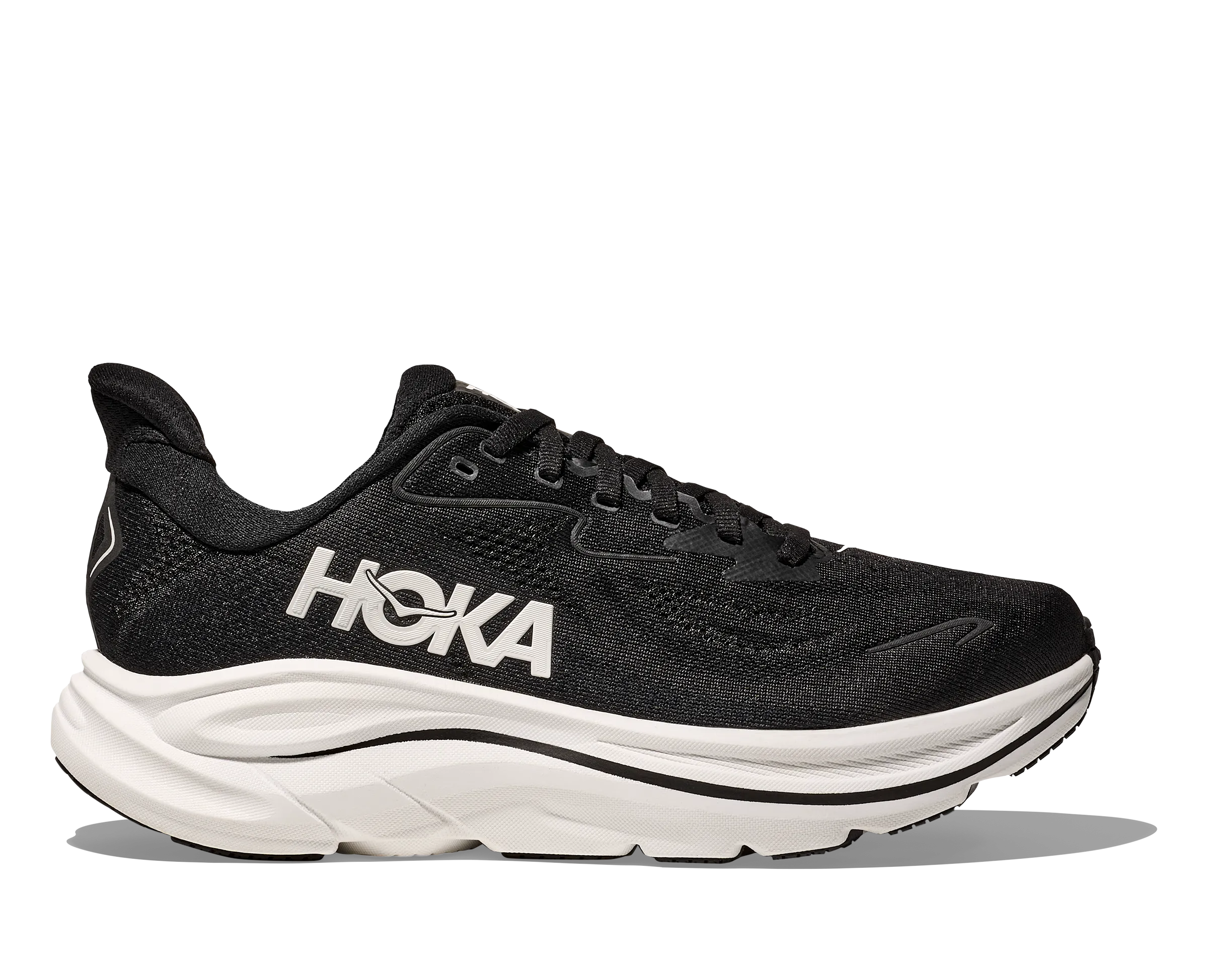 Cary Nc HOKA Women's Clifton 10 Cushioned Running Shoe - Black/White
