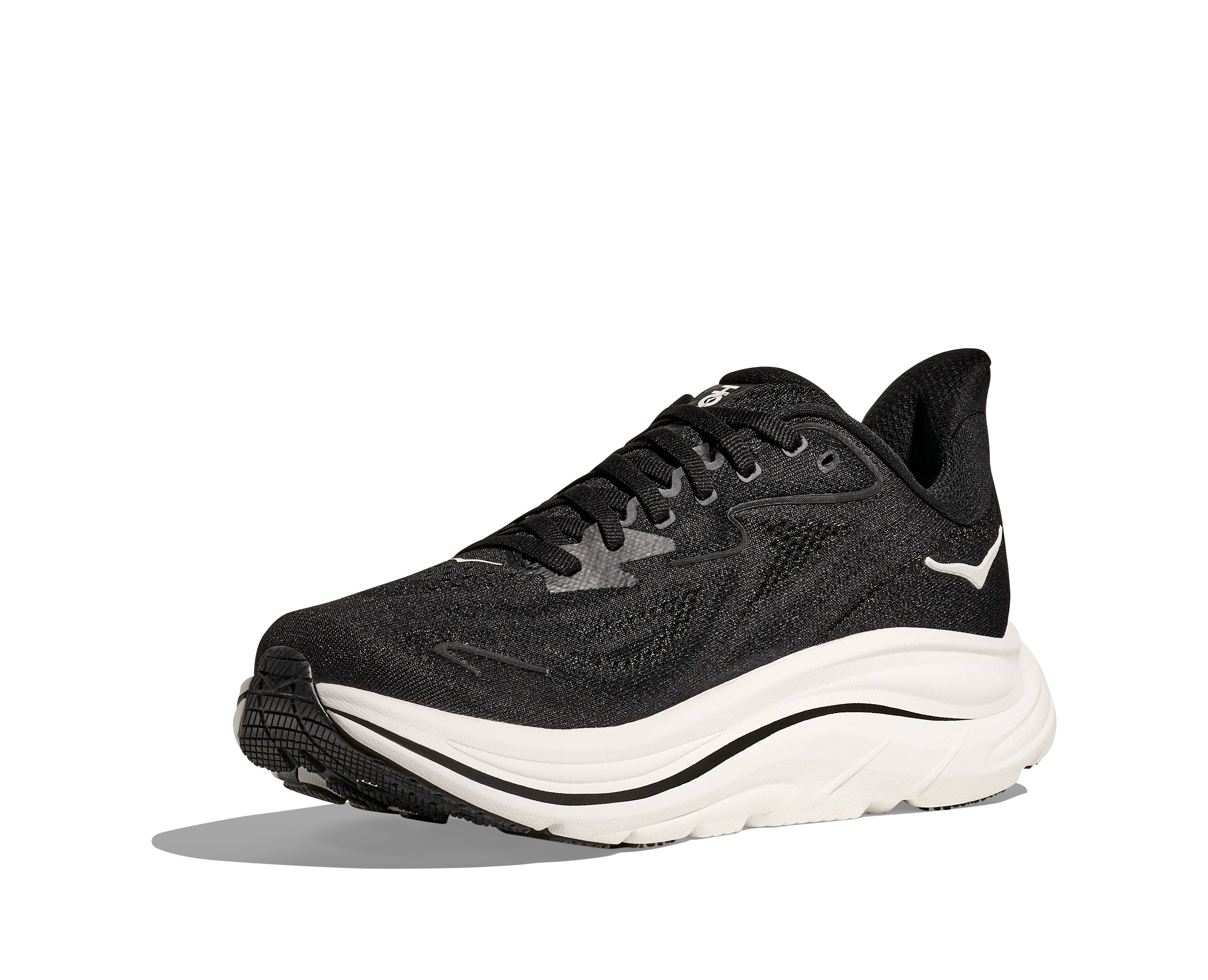 Sizing For Shoes HOKA Women's Clifton 10 Cushioned Running Shoe - Black/White