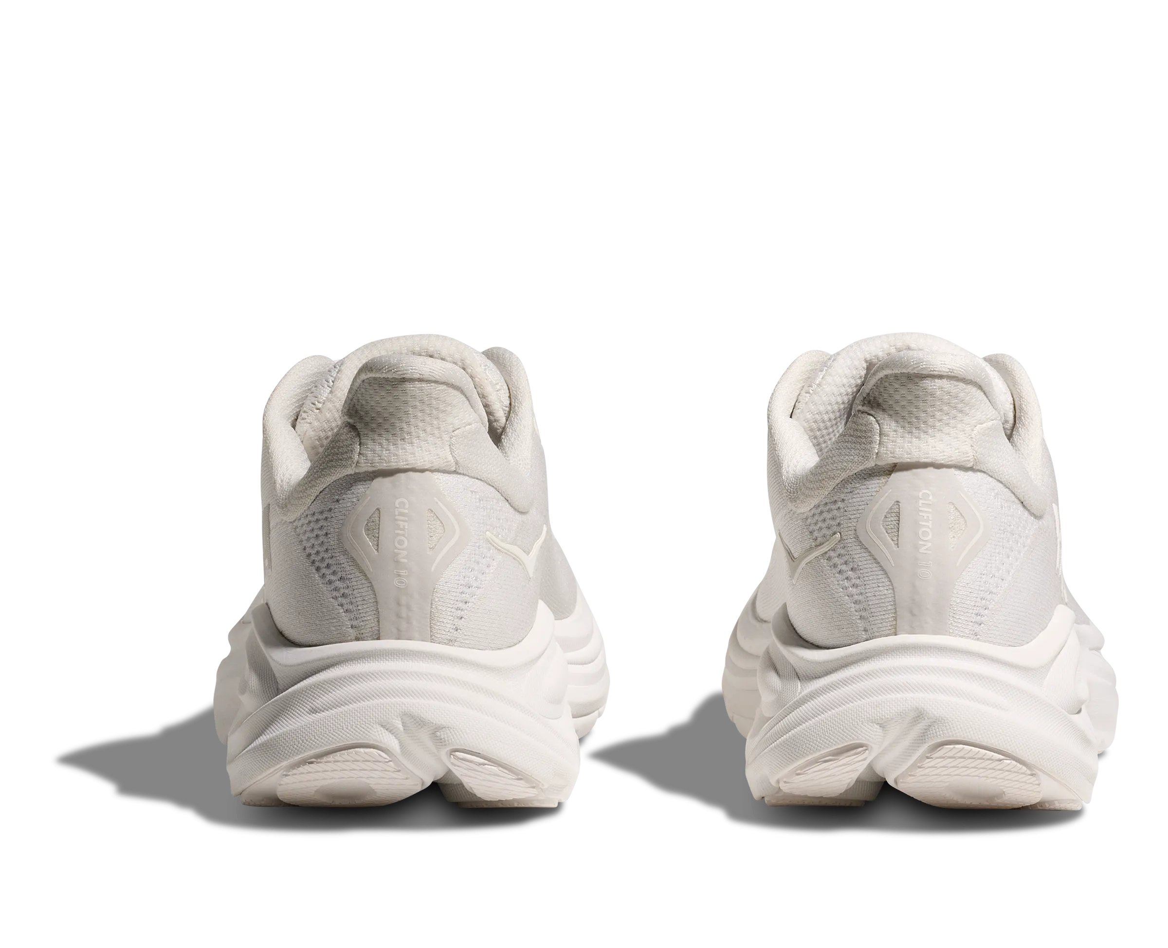 Shoes Women Bondi 9 HOKA Women's Clifton 10 Cushioned Running Shoe - White/White