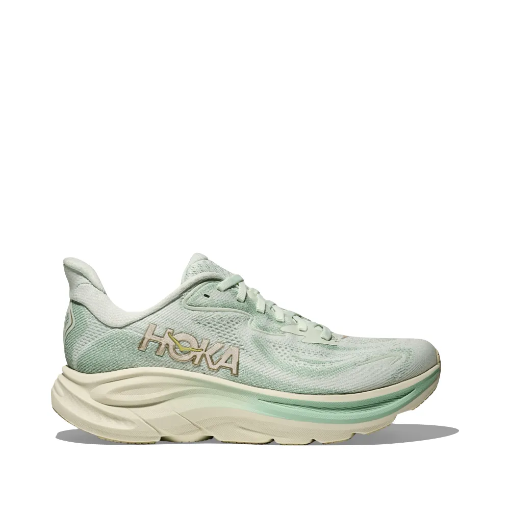 Highest Rated Hoka Women's Clifton 10 Sneaker in Seaglass/Jadeite