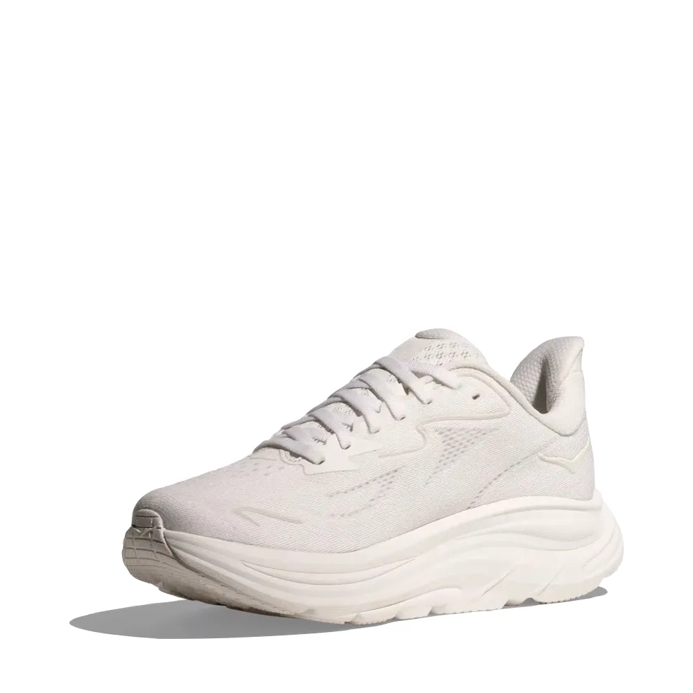 Different Shoes Hoka Women's Clifton 10 Sneaker in White/White