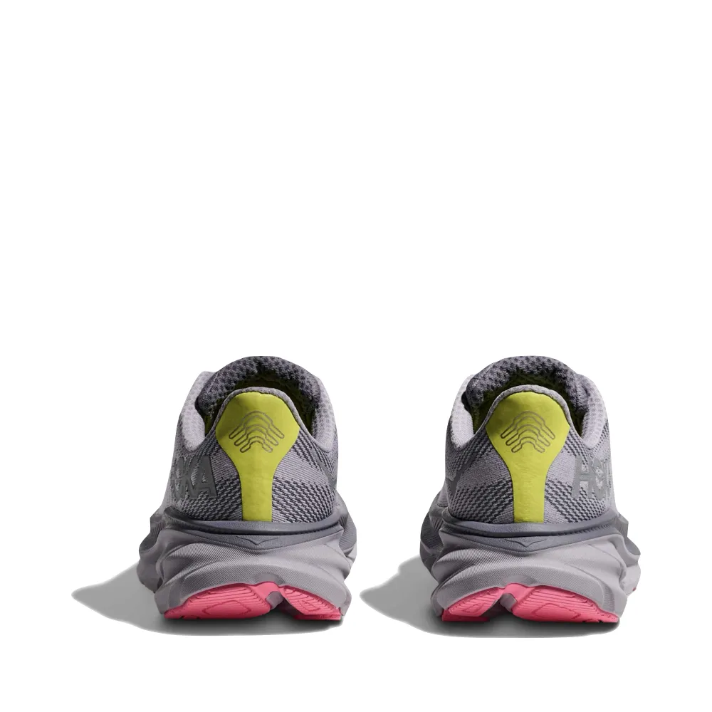 Augusta Ga Hoka Women's Clifton 9 GTX Waterproof Sneaker in Grey Skies/Foggy Grey