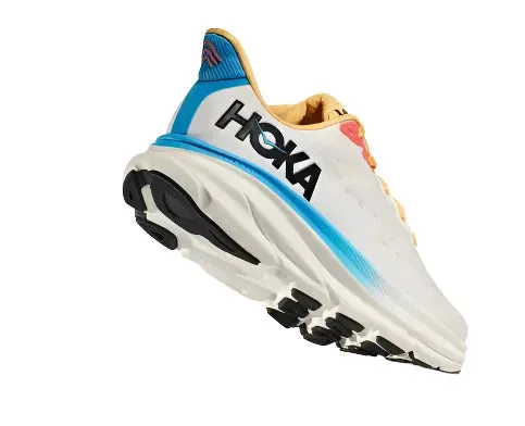 Stores Selling Shoes Near Me HOKA Women's Clifton 9 Sneaker - Blanc de Blanc/Swim Day